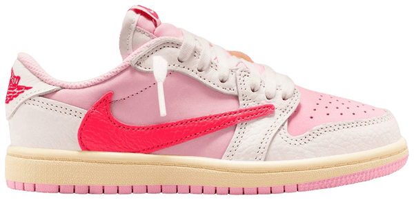 Jordan 1 Retro Low OG SP Travis Scott Sail Tropical Pink (PS)