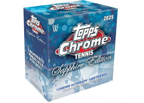 2025 Topps Chrome Sapphire Edition Tennis Hobby Box