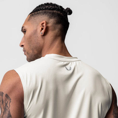 0757. AeroSilver® Cutoff Tank - Ivory Cream