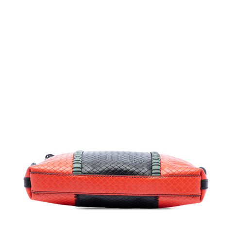 Flat Messenger Bag Intrecciato Nappa Medium
