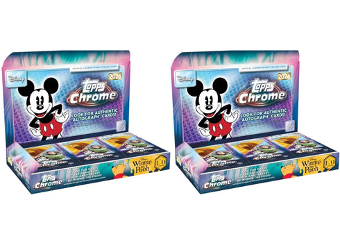 2026 Topps Chrome Disney Hobby Box 2x Lot