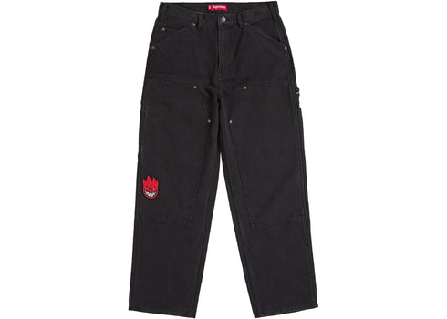 Supreme Spitfire Double Knee Painter Pant Black