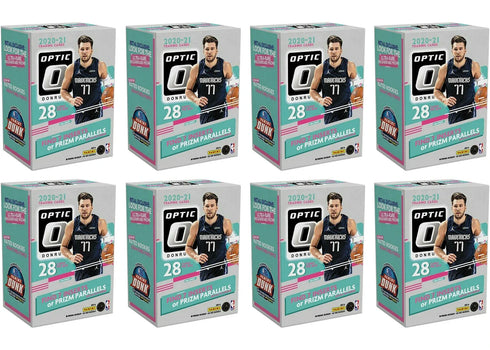 2020-21 Panini Donruss Optic Basketball Blaster Box 8x Lot