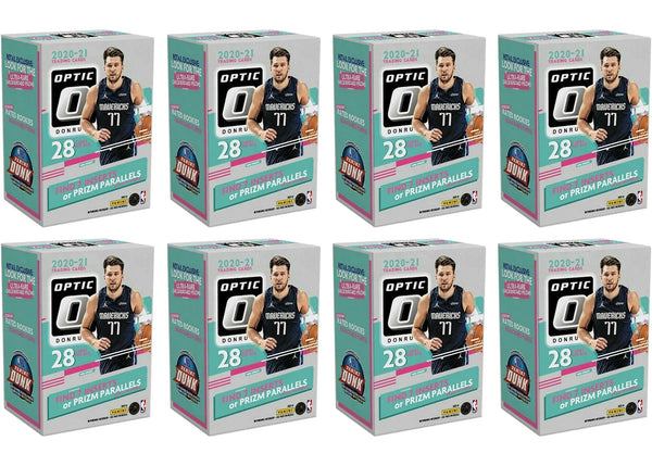 2020-21 Panini Donruss Optic Basketball Blaster Box 8x Lot