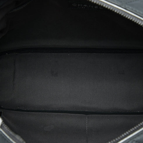 Bicolor CC Flap Bag Quilted Calfskin Medium
