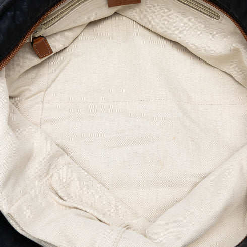 Web Zip Tote GG Canvas Medium