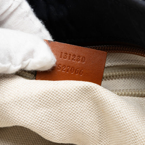 Web Zip Tote GG Canvas Medium