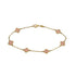 VVS Jewelry Gold Clover Bracelet - 14k Gold & Stainless Steel