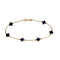 VVS Jewelry Gold Clover Bracelet - 14k Gold & Stainless Steel