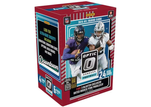 2025 Panini Optic Donruss Football NFL (Pink Parallells) Blaster Box