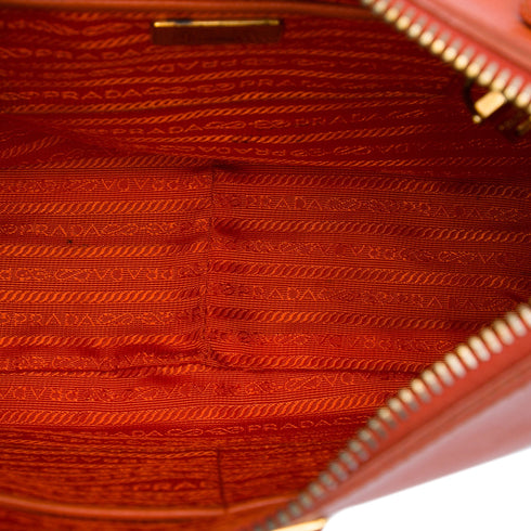 Lux Zip Hobo Saffiano Leather Medium
