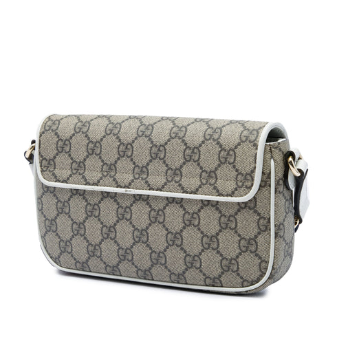 Ophidia Flap Shoulder Bag GG Coated Canvas Mini