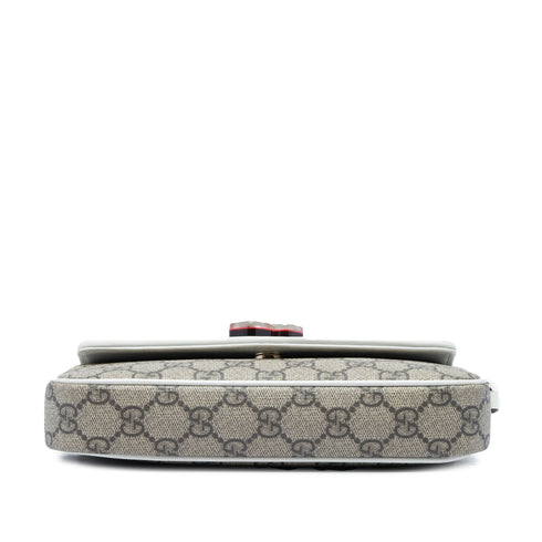Ophidia Flap Shoulder Bag GG Coated Canvas Mini