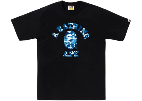 BAPE ABC Camo College (SS25) Tee Black/Blue