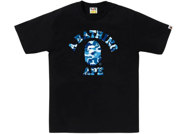 BAPE ABC Camo College (SS25) Tee Black/Blue