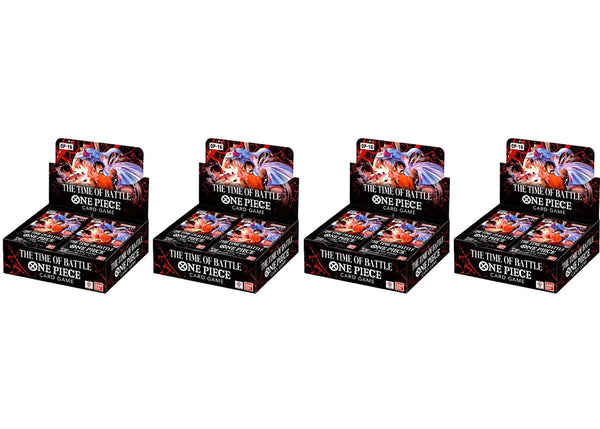 2026 Bandai One Piece The Time Of Battle (OP-16) Booster Box 4x Lot