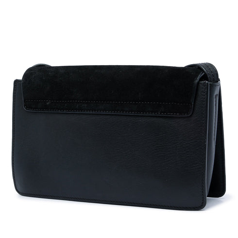 Faye Shoulder Bag Leather and Suede Small