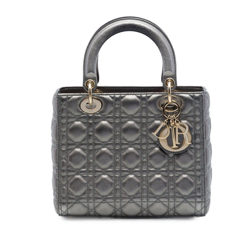 Lady Dior Bag Cannage Quilt Lambskin Medium
