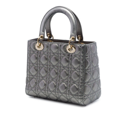 Lady Dior Bag Cannage Quilt Lambskin Medium