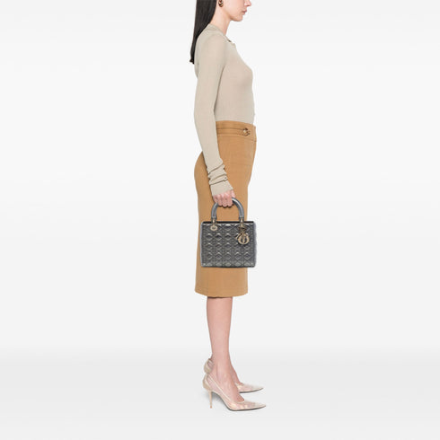 Lady Dior Bag Cannage Quilt Lambskin Medium