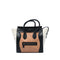 Tricolor Luggage Bag Leather Mini