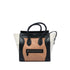 Tricolor Luggage Bag Leather Mini