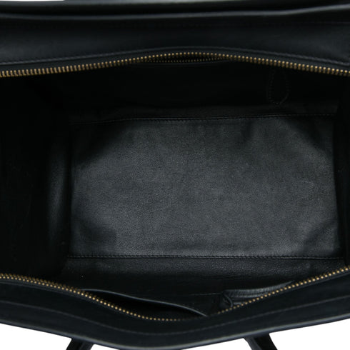 Tricolor Luggage Bag Leather Mini