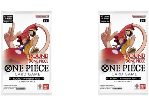 2026 One Piece x Round 1 Promotional Pack 2x Lot