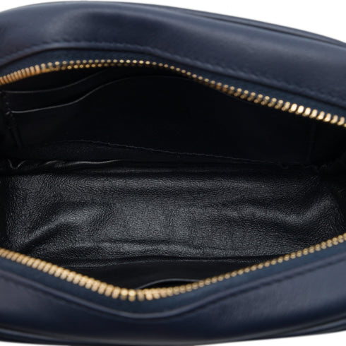 Classic Monogram Blogger Crossbody Bag Leather Small