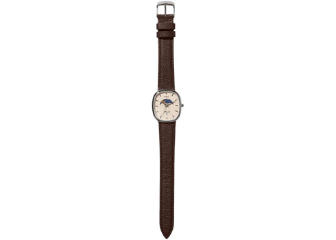 Timex x Noah Oval Moon Phase Watch Brown/Steel