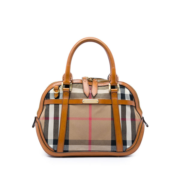 Bridle Orchard Bag House Check Canvas Small