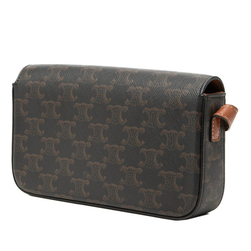 Triomphe East-West Shoulder Bag Triomphe Coated Canvas