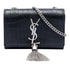 Classic Monogram Tassel Crossbody Bag Crocodile Embossed Leather Small