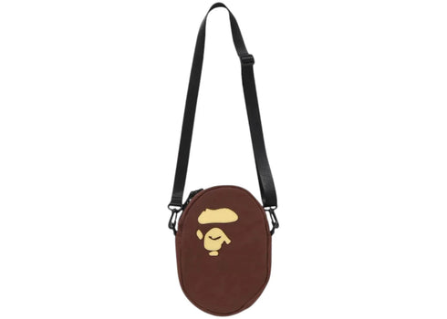 BAPE Ape Head Shoulder Bag (SS25) Brown