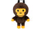 BAPE Baby Milo Large Plush Backpack Brown