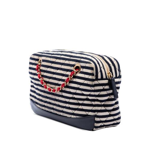 Coco Sailor Camera Bag Quilted Jersey and Lambskin Medium