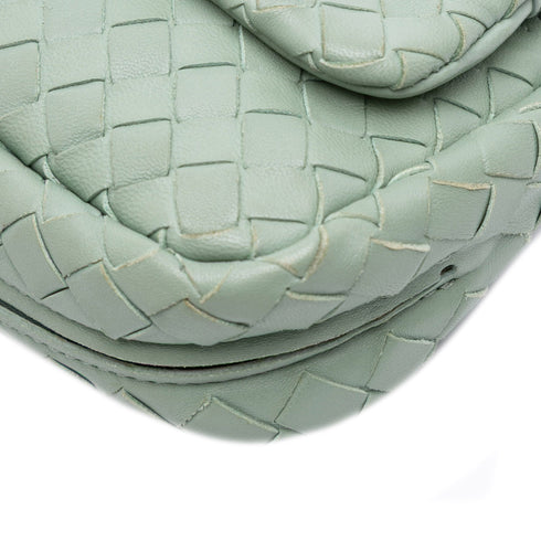 Expandable Chain Crossbody Bag Intrecciato Nappa Small
