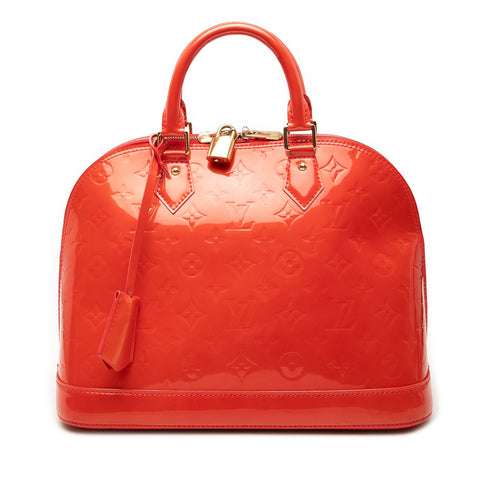 Alma Handbag Monogram Vernis PM