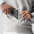 1019. Deltapeak® Oversized Hoodie - Light Grey