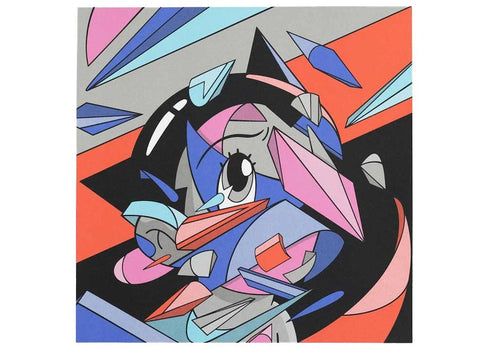 Louis De Guzman Astroboy ATOM vs. ASTRO Face Print (Signed, Edition of 75)