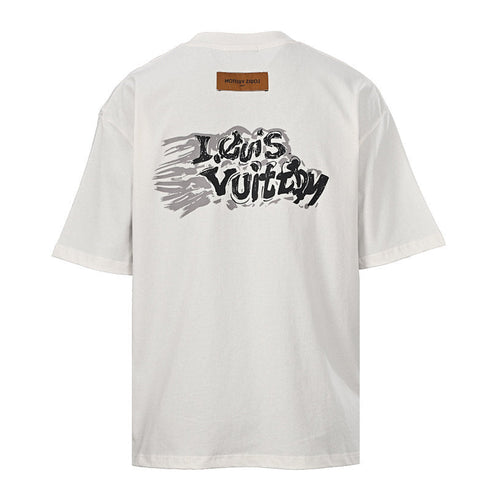 LOUIS VUITTON Bone Logo Short-Sleeve T-Shirt