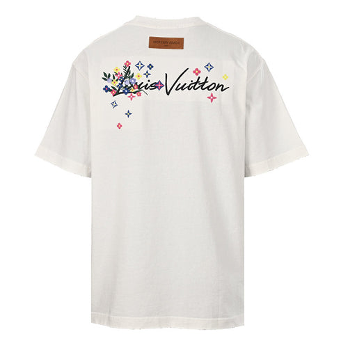 Louis Vuitton Colorful Embroidered T-Shirt