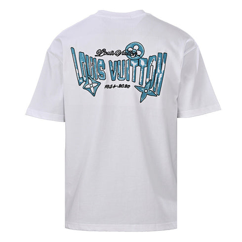 LOUIS VUITTON Bone Logo Short-Sleeve T-Shirt