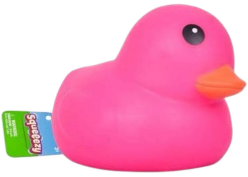 Sunny Days Entertainment Jumbo Squeezy Ducks Sensory Fidget Toy Pink