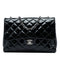 Vintage Classic Single Flap Bag Quilted Patent Jumbo