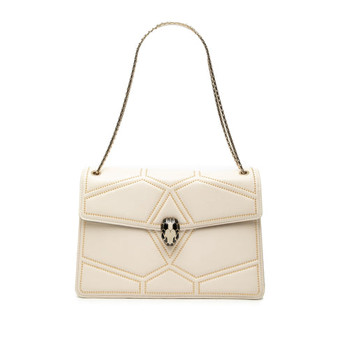 Serpenti Forever Shoulder Bag Quilted Leather Medium