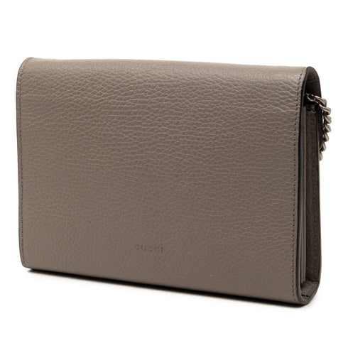 Dionysus Chain Wallet Leather with Embellished Detail Small