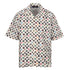 Louis Vuitton Printed Mulberry Silk Short-Sleeve Shirt