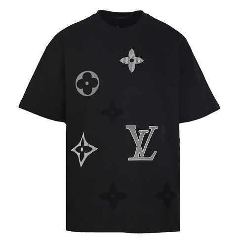 Louis Vuitton Flocked Logo Short-Sleeve T-Shirt