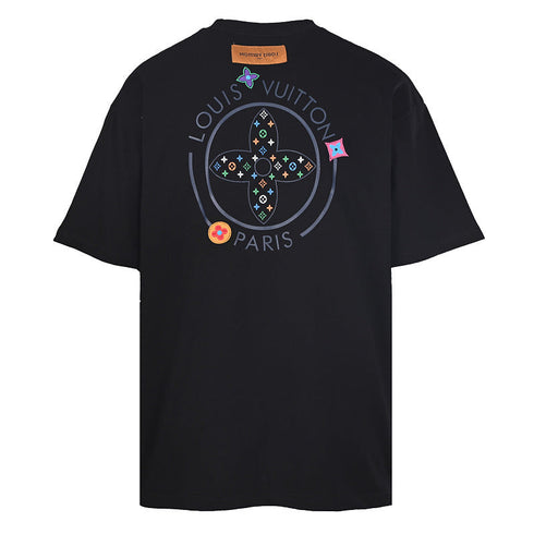 Louis Vuitton Beaded Crew-Neck Short-Sleeve T-Shirt